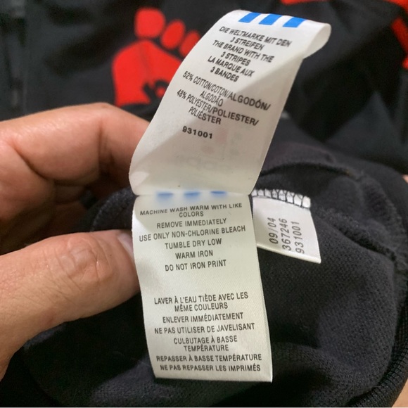 Adidas Originals 2004 Trimm Trab TT Track Runner Jacket Men’s XS Full Zip - Picture 5 of 10